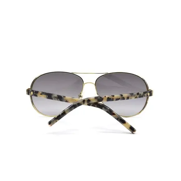 MARC JACOBS 66/S UCEIC GOLD/BLACK GREY GRADIENT AVIATOR SUNGLASSES - Picture 6 of 9